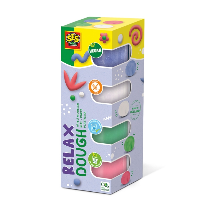 SES Creative Dough - Feel good Relax - (S00514) ryhmässä LELUT, TUOTTEET LAPSILLE JA VAUVOILLE / Leikkikalut, Askartelu &Pelit / Pelaa savea, leikkiä hiekkaa ja tarvikkeita @ TP E-commerce Nordic AB (D00672)