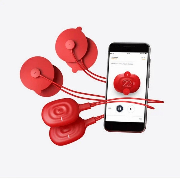 Therabody Powerdot Duo Red 2.0 x2 x2 ryhmässä KAUNEUS JA TERVEYS / Hieronta ja hyvinvointi / Hieronta @ TP E-commerce Nordic AB (D01033)