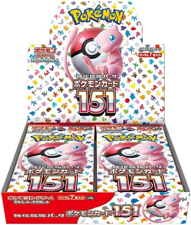 Pokémon Scarlet & Violet - Pokemon 151 Booster Box ryhmässä LELUT, TUOTTEET LAPSILLE JA VAUVOILLE / Peli / Korttipeli @ TP E-commerce Nordic AB (D01086)