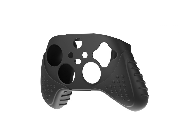 Piranha Xboxin silikoninen suojakuori (musta) ryhmässä KODINELEKTRONIIKKA / Pelikonsolit & Tarvikkeet / Xbox Series X / Tarvikkeet @ TP E-commerce Nordic AB (D01211)