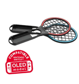 NACON Big Ben Racket For Joy-Con (Red - Blue) /Nintendo Switch ryhmässä KODINELEKTRONIIKKA / Pelikonsolit & Tarvikkeet / Nintendo Switch / Tarvikkeet @ TP E-commerce Nordic AB (D01708)