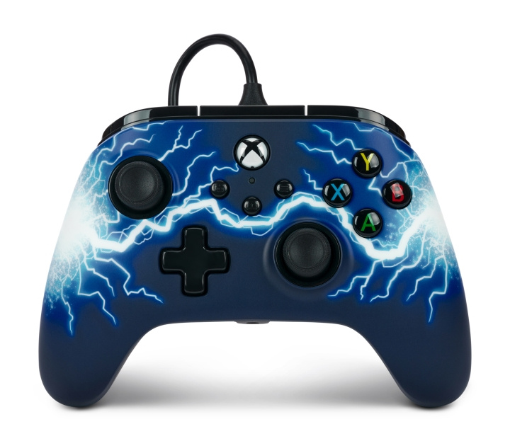 PowerA Advantage langallinen ohjain - Xbox Series X/S - Arc Lightning - Kaarev salama ryhmässä KODINELEKTRONIIKKA / Pelikonsolit & Tarvikkeet / Xbox Series X / Tarvikkeet @ TP E-commerce Nordic AB (D02076)