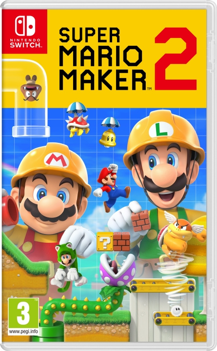 Super Mario Maker 2 (UK, SE, DK, FI) (Switch) ryhmässä KODINELEKTRONIIKKA / Pelikonsolit & Tarvikkeet / Nintendo Switch / Pelit @ TP E-commerce Nordic AB (D02121)