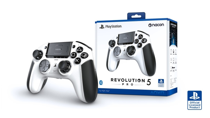 NACON PS5 Revolution 5 Pro -ohjain valkoinen ryhmässä KODINELEKTRONIIKKA / Pelikonsolit & Tarvikkeet / Sony PlayStation 5 / Tarvikkeet @ TP E-commerce Nordic AB (D02174)