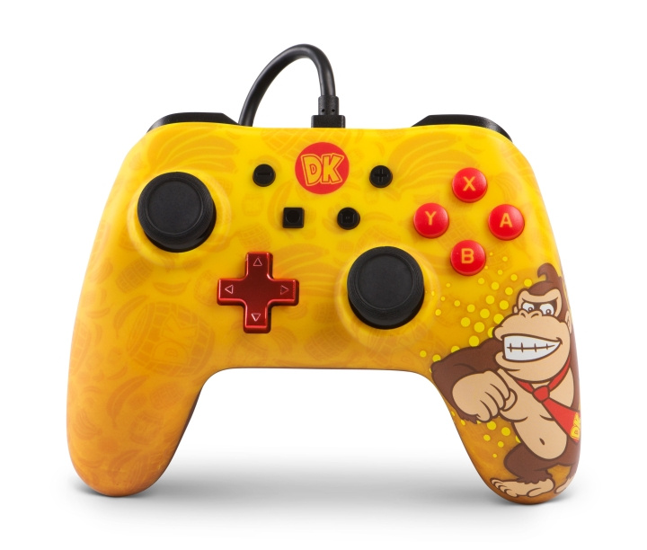 PowerA Langallinen ohjain - Donkey Kong / Nintendo Switch ryhmässä KODINELEKTRONIIKKA / Pelikonsolit & Tarvikkeet / Nintendo Switch / Tarvikkeet @ TP E-commerce Nordic AB (D02226)