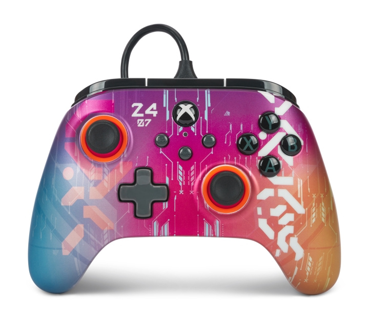 PowerA Parannettu langallinen ohjain - Cyber Style (Xbox X/S) ryhmässä KODINELEKTRONIIKKA / Pelikonsolit & Tarvikkeet / Xbox Series X / Tarvikkeet @ TP E-commerce Nordic AB (D02265)