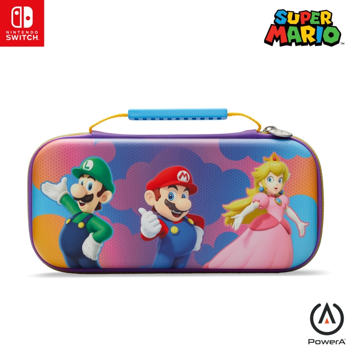 PowerA Suojakotelo - Color Splash Heroes (Nintendo Switch) ryhmässä KODINELEKTRONIIKKA / Pelikonsolit & Tarvikkeet / Nintendo Switch / Tarvikkeet @ TP E-commerce Nordic AB (D02283)