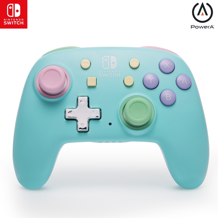 PowerA Nano Enhanced Wireless Controller - Spring Dream (Nintendo Switch) (Nintendo Switch) ryhmässä KODINELEKTRONIIKKA / Pelikonsolit & Tarvikkeet / Nintendo Switch / Tarvikkeet @ TP E-commerce Nordic AB (D02286)
