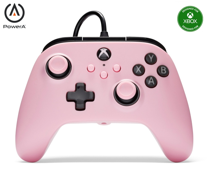 PowerA Langallinen ohjain - vaaleanpunainen (Xbox X/S) ryhmässä KODINELEKTRONIIKKA / Pelikonsolit & Tarvikkeet / Xbox Series X / Tarvikkeet @ TP E-commerce Nordic AB (D02293)