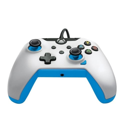 PDP Gaming Langallinen ohjain Xbox Series X Valkoinen - Ion (sininen) ryhmässä KODINELEKTRONIIKKA / Pelikonsolit & Tarvikkeet / Xbox Series X / Tarvikkeet @ TP E-commerce Nordic AB (D02328)