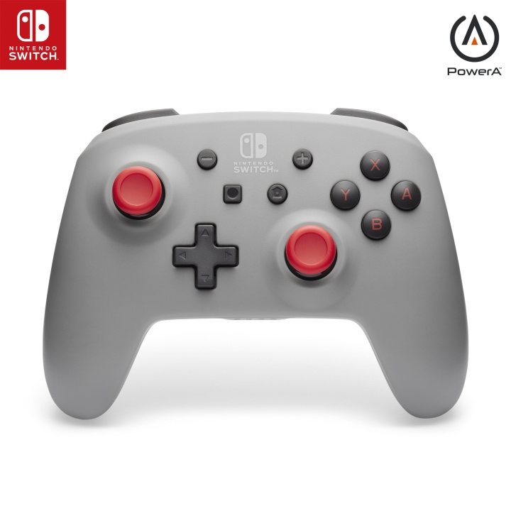 PowerA Langaton ohjain - Retro Grey (Nintendo Switch) ryhmässä KODINELEKTRONIIKKA / Pelikonsolit & Tarvikkeet / Nintendo Switch / Tarvikkeet @ TP E-commerce Nordic AB (D02349)