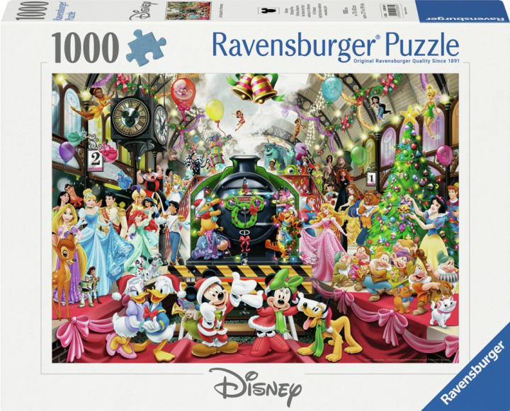 Ravensburger Palapeli Kaikki kyytiin jouluksi, 1000 kpl (12001237) ryhmässä URHEILU, VAPAA-AIKA JA HARRASTUS / Harrastus / Palapeli @ TP E-commerce Nordic AB (D02510)