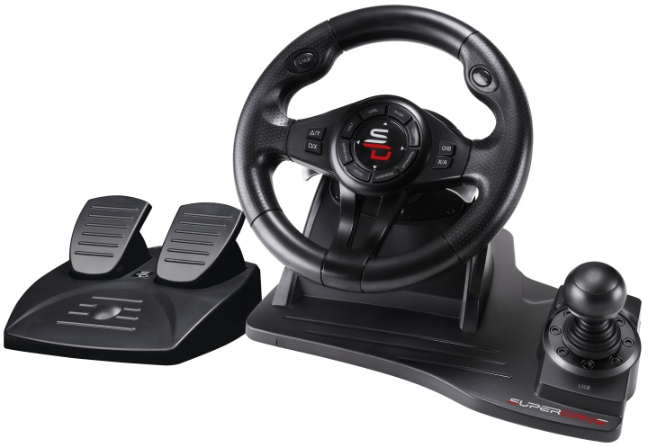 SuBsonic Superdrive GS 550 - PS4/PS3/Xbox One, X/S / Switch / PC - PS4/PS3/Xbox One, X/S / Switch / PC ryhmässä KODINELEKTRONIIKKA / Pelikonsolit & Tarvikkeet / Sony PlayStation 4 / Tarvikkeet @ TP E-commerce Nordic AB (D02552)