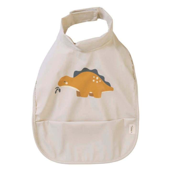 SARO Baby Waterproof Bib - Sand (SAO16561) ryhmässä LELUT, TUOTTEET LAPSILLE JA VAUVOILLE / Syö ja juo / Ruokalaput @ TP E-commerce Nordic AB (D02600)