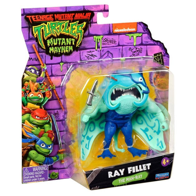 Teenage Mutant Ninja Turtles Turtles Mutant Mayhem - Basic Figures 12cm - Ray Fillet ryhmässä LELUT, TUOTTEET LAPSILLE JA VAUVOILLE / Leikkikalut, Askartelu &Pelit / Figuurit, miniatyyrit ja tarvikkeet @ TP E-commerce Nordic AB (D02601)