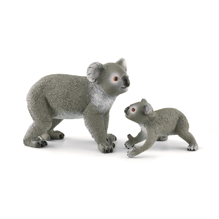 Schleich Wild Life - Koala Mother and Baby (42566) ryhmässä LELUT, TUOTTEET LAPSILLE JA VAUVOILLE / Leikkikalut, Askartelu &Pelit / Figuurit, miniatyyrit ja tarvikkeet @ TP E-commerce Nordic AB (D02604)