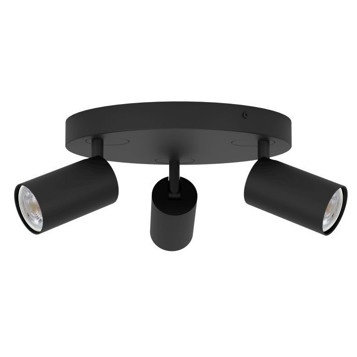 Eglo Telimbela-Z spot pyöreä musta - RGB + TW - Zigbee, Bluetooth ryhmässä KODINELEKTRONIIKKA / Valaistus / Kattolamput @ TP E-commerce Nordic AB (D04319)