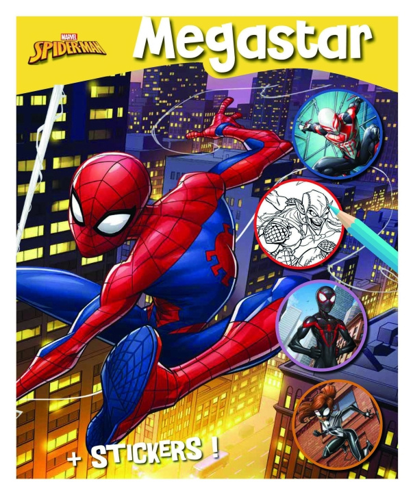 Disney Megatähti värityskirja - Hämähäkkimies ryhmässä LELUT, TUOTTEET LAPSILLE JA VAUVOILLE / Leikkikalut, Askartelu &Pelit / Käsityöt @ TP E-commerce Nordic AB (D04668)