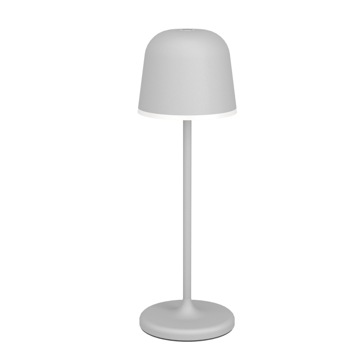 Eglo MANNERA PÖYTÄLAMPPU - Harmaa - 34 cm korkea, 11 cm halkaisija ryhmässä KODINELEKTRONIIKKA / Valaistus / Pöytälamput @ TP E-commerce Nordic AB (D04702)