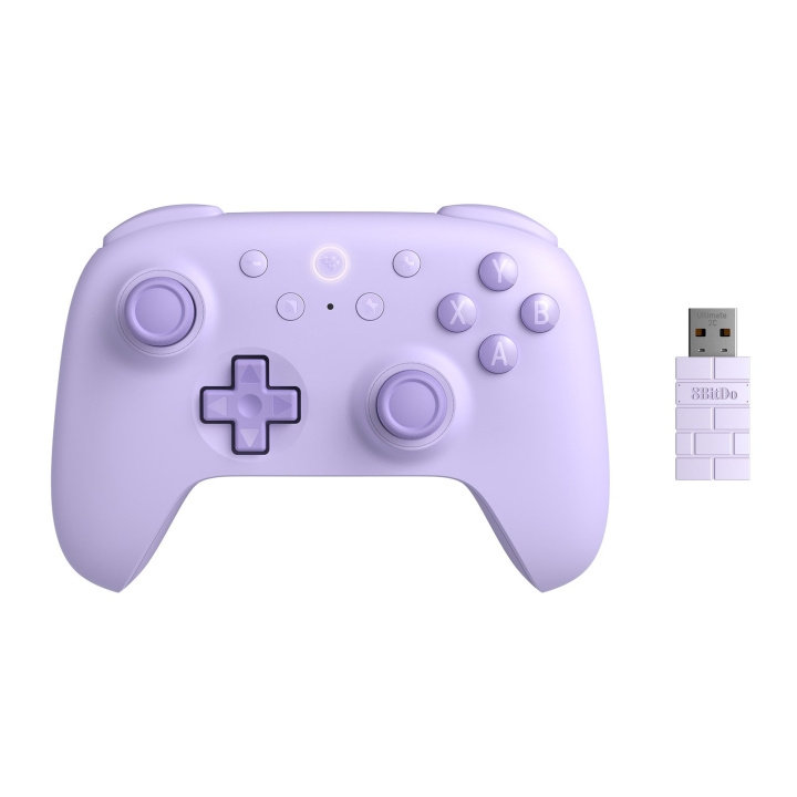 8Bitdo Ultimate 2C langaton pad violetti ryhmässä TIETOKOONET & TARVIKKEET / GAMING / Tarvikkeet pelaamiseen @ TP E-commerce Nordic AB (D05114)