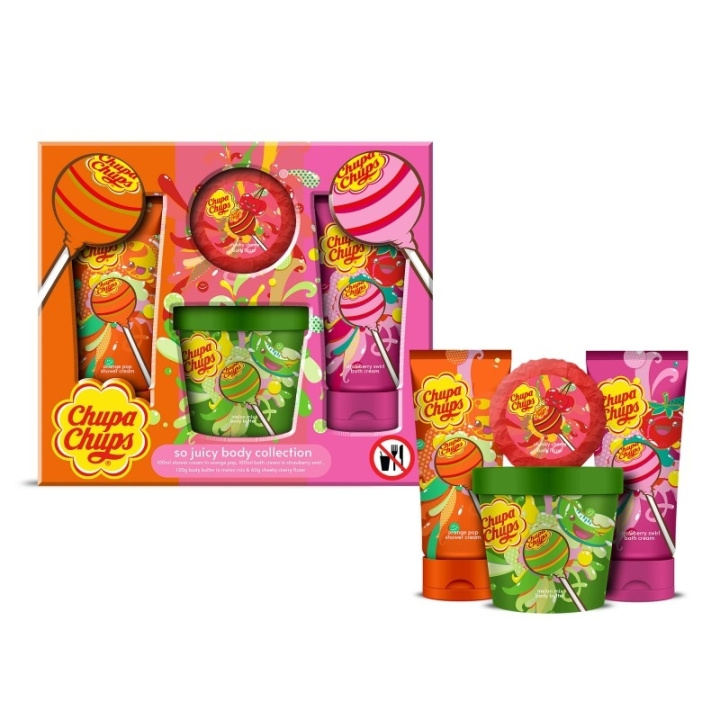 Chupa Chups Giftset Chupa Chups Body Care Collection ryhmässä KAUNEUS JA TERVEYS / Lahjapakkaukset / Naisten lahjapakkaukset @ TP E-commerce Nordic AB (D05582)