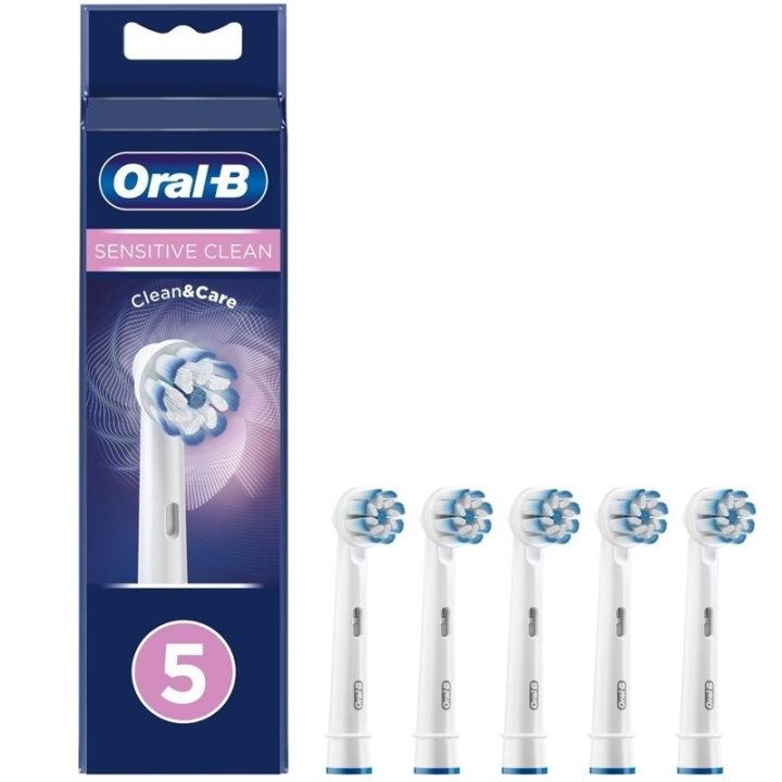 Övrigt Oral-B Sensitive Clean hammasharjan pää 5kpl ryhmässä KAUNEUS JA TERVEYS / Suunhoito / Sähköhammasharjat Tarvikkeet @ TP E-commerce Nordic AB (D05594)