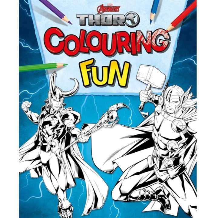 Marvel Thor Colouring Fun ryhmässä LELUT, TUOTTEET LAPSILLE JA VAUVOILLE / Leikkikalut, Askartelu &Pelit / Käsityöt @ TP E-commerce Nordic AB (D05615)