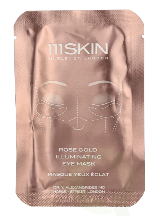 111Skin Rose Gold Illuminating Eye Mask 6 ml ryhmässä KAUNEUS JA TERVEYS / Ihonhoito / Kasvot / Naamiot @ TP E-commerce Nordic AB (D05627)