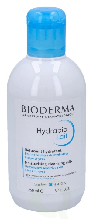 Bioderma Hydrabio Lait Moisturising Cleansing Milk 250 ml Dehydrated Sensitive Skin, Face And Eyes ryhmässä KAUNEUS JA TERVEYS / Ihonhoito / Kasvot / Puhdistus @ TP E-commerce Nordic AB (D05683)