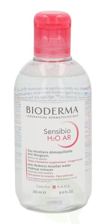 Bioderma Sensibio H2O AR 250 ml Sensitive & Reactive Skin ryhmässä KAUNEUS JA TERVEYS / Ihonhoito / Kasvot / Kasvovesi ja Facemist @ TP E-commerce Nordic AB (D06007)