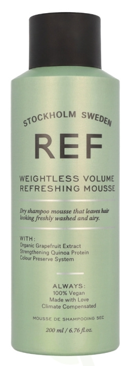 Ref Weightless Volume Refreshing Mousse 200 ml ryhmässä KAUNEUS JA TERVEYS / Hiukset &Stailaus / Hiusten stailaus / Hiusten muotoiluvaahto @ TP E-commerce Nordic AB (D06274)
