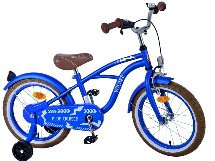 Volare Lasten polkupyörä 16 - sininen Cruiser (31612-SACB) ryhmässä LELUT, TUOTTEET LAPSILLE JA VAUVOILLE / Ulkoleut / Pyörät & Potkulaudat @ TP E-commerce Nordic AB (D07191)