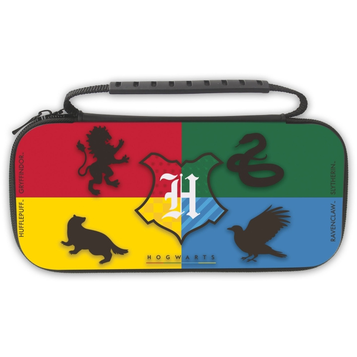 Trade Invaders Harry Potter - Ohut kantolaukku - 4 taloa ryhmässä KODINELEKTRONIIKKA / Pelikonsolit & Tarvikkeet / Nintendo Switch / Tarvikkeet @ TP E-commerce Nordic AB (D07233)