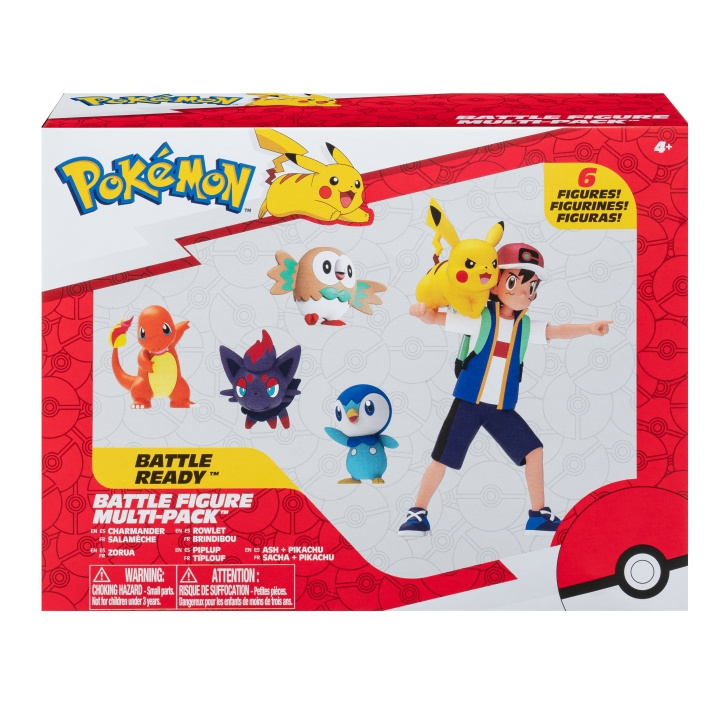 Pokémon Taisteluhahmo monipakkaus W Feature Figure (PKW3781) ryhmässä LELUT, TUOTTEET LAPSILLE JA VAUVOILLE / Leikkikalut, Askartelu &Pelit / Figuurit, miniatyyrit ja tarvikkeet @ TP E-commerce Nordic AB (D07280)