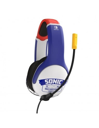 PDP Gaming Airlite Plus kuulokkeet langalliset Sonic Realmz ryhmässä KODINELEKTRONIIKKA / Pelikonsolit & Tarvikkeet / Nintendo Switch / Tarvikkeet @ TP E-commerce Nordic AB (D07301)