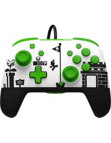 PDP Gaming Rematch langallinen ohjain Super Mario Retro lisensoitu Switch Switch ryhmässä KODINELEKTRONIIKKA / Pelikonsolit & Tarvikkeet / Nintendo Switch / Tarvikkeet @ TP E-commerce Nordic AB (D07307)