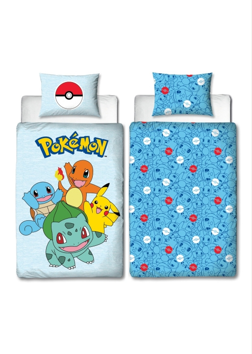 Pokémon Vuodevaatteet - Aikuisten koko 140 x 200 cm - Pokemon (POK553) ryhmässä LELUT, TUOTTEET LAPSILLE JA VAUVOILLE / Lasten tekstiilit / Sänkyvaatteet / Vuodevaatteet junioreille @ TP E-commerce Nordic AB (D07330)