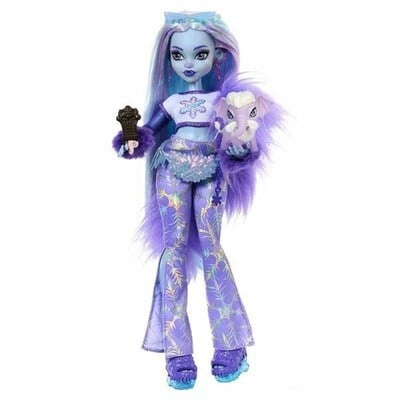 Monster High Nukke lemmikin kanssa - Abbey (HNF64) ryhmässä LELUT, TUOTTEET LAPSILLE JA VAUVOILLE / Leikkikalut, Askartelu &Pelit / Nuket & Tarvikkeet @ TP E-commerce Nordic AB (D07349)