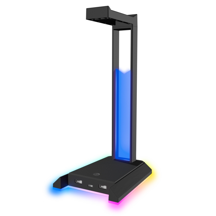 Speedlink EXCELLO NX RGB-kuuloketeline, USB 2.0 -keskitin, musta ryhmässä TIETOKOONET & TARVIKKEET / GAMING / Tarvikkeet pelaamiseen @ TP E-commerce Nordic AB (D07478)