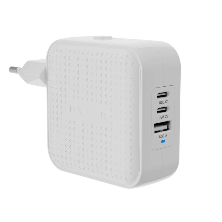 Targus Hyper - HyperJuice 70W USB-C GaN matkalaturi (2C+1A) - Valkoinen ryhmässä ÄLYPUHELIMET JA TABLETIT / Laturit & Kaapelit / Seinälaturi / Seinälaturi Type C @ TP E-commerce Nordic AB (D07492)