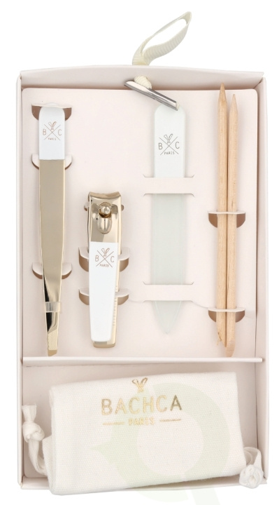 Bachca Paris Manicure Set 4 piece 1x Nail Clipper/1x Tweezer/1x Cuticle Remover/1x Nail File ryhmässä URHEILU, VAPAA-AIKA JA HARRASTUS / Tarvikkeet / Muut tarvikkeet @ TP E-commerce Nordic AB (D07881)
