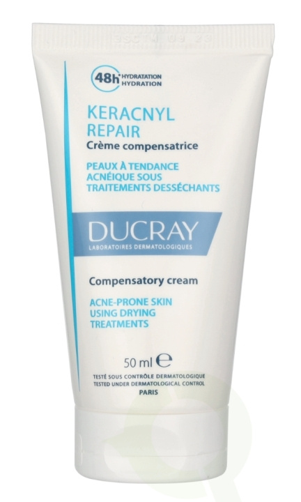 Ducray Keracnyl Repair Cream 50 ml ryhmässä KAUNEUS JA TERVEYS / Ihonhoito / Kasvot / Päivävoide @ TP E-commerce Nordic AB (D08012)
