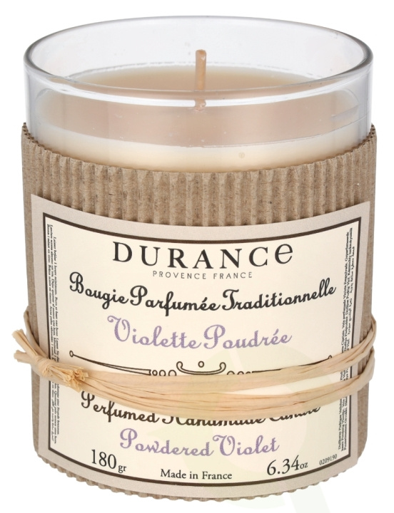 Durance Powdered Violet Candle 180 g ryhmässä KAUNEUS JA TERVEYS / Tuoksut & Parfyymit / Muut tuoksut / Tuoksukynttilät @ TP E-commerce Nordic AB (D08053)