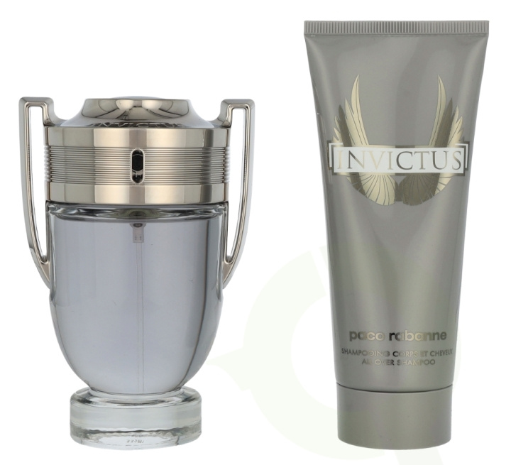 Paco Rabanne Invictus Giftset 200 ml Edt Spray 100ml/Shower Gel 100ml ryhmässä KAUNEUS JA TERVEYS / Lahjapakkaukset / Miesten lahjapakkaukset @ TP E-commerce Nordic AB (D08173)