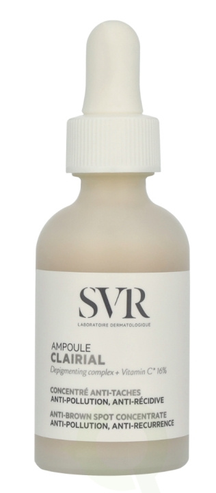 Svr Laboratories SVR Clairial Ampoule Anti-Brown Spot Concentrate 30 ml ryhmässä KAUNEUS JA TERVEYS / Ihonhoito / Kasvot / Seerumit iholle @ TP E-commerce Nordic AB (D08187)