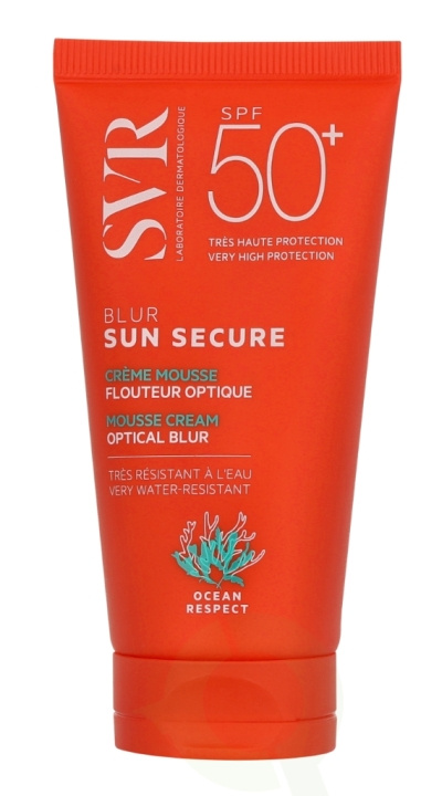 Svr Laboratories SVR Sun Secure Mousse Cream SPF50+ 50 ml ryhmässä KAUNEUS JA TERVEYS / Ihonhoito / Rusketus / Aurinkosuoja @ TP E-commerce Nordic AB (D08229)