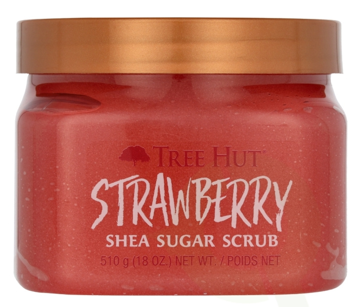Tree Hut Shea Sugar Scrub 510 g Strawberry ryhmässä KAUNEUS JA TERVEYS / Ihonhoito / Kasvot / Kuorinta @ TP E-commerce Nordic AB (D08345)