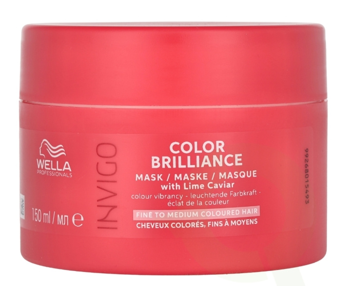 Wella Invigo - Color Brilliance Vibrant Color Mask 150 ml Fine/Normal ryhmässä KAUNEUS JA TERVEYS / Hiukset &Stailaus / Hiustenhoito / Hiusnaamio @ TP E-commerce Nordic AB (D08416)