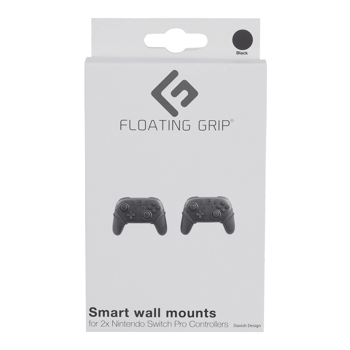 FLOATING GRIP Nintendo Switch Pro Controller -ohjaimen seinäteline FLOATING GRIP®, musta ryhmässä KODINELEKTRONIIKKA / Pelikonsolit & Tarvikkeet / Nintendo Switch / Tarvikkeet @ TP E-commerce Nordic AB (D08471)