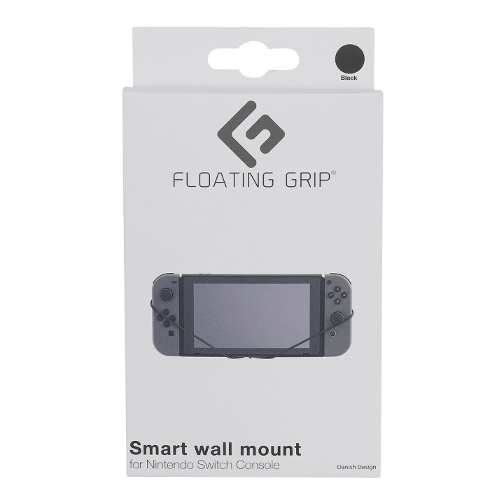 FLOATING GRIP Nintendo Switch -konsolin seinäteline FLOATING GRIP®, musta ryhmässä KODINELEKTRONIIKKA / Pelikonsolit & Tarvikkeet / Nintendo Switch / Tarvikkeet @ TP E-commerce Nordic AB (D08472)